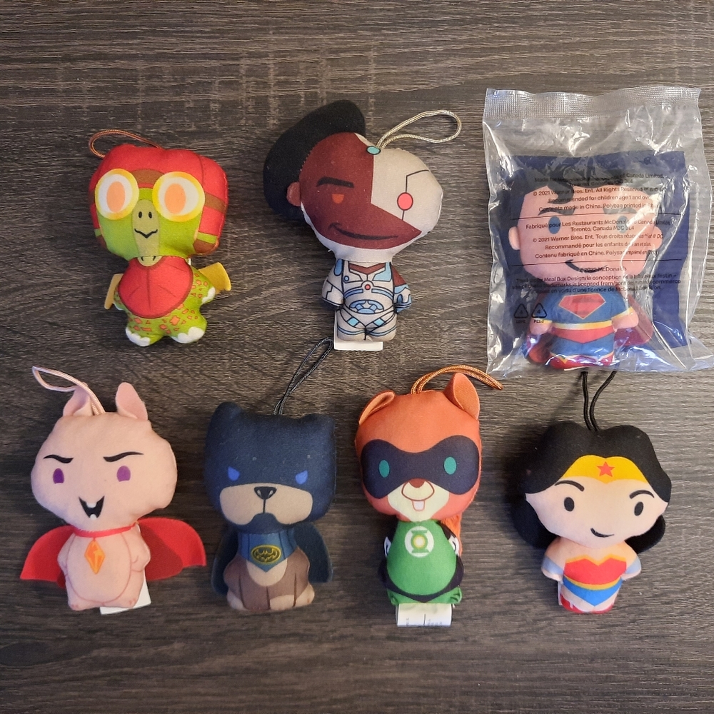 DC League of Superpets McDonald's Plush Toys